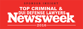Newsweek Top Criminal & DUI Defense Lawyers 2016